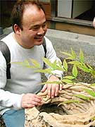 中庭での写真