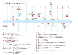 三条通り散策マップ