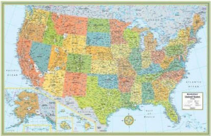 壁掛け地図(USA_Wall_Map.jpg)